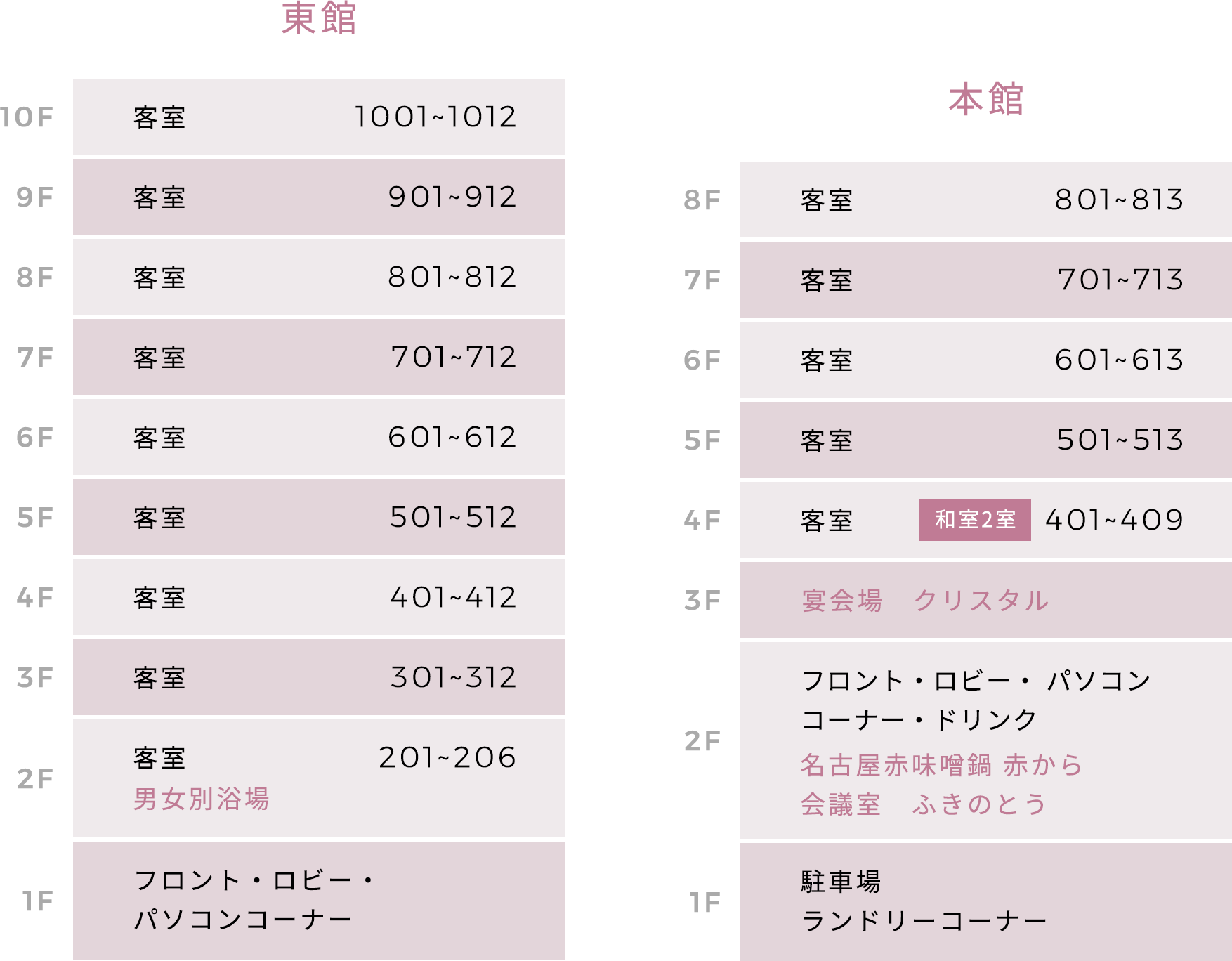 FLOOR MAP 施設のご案内