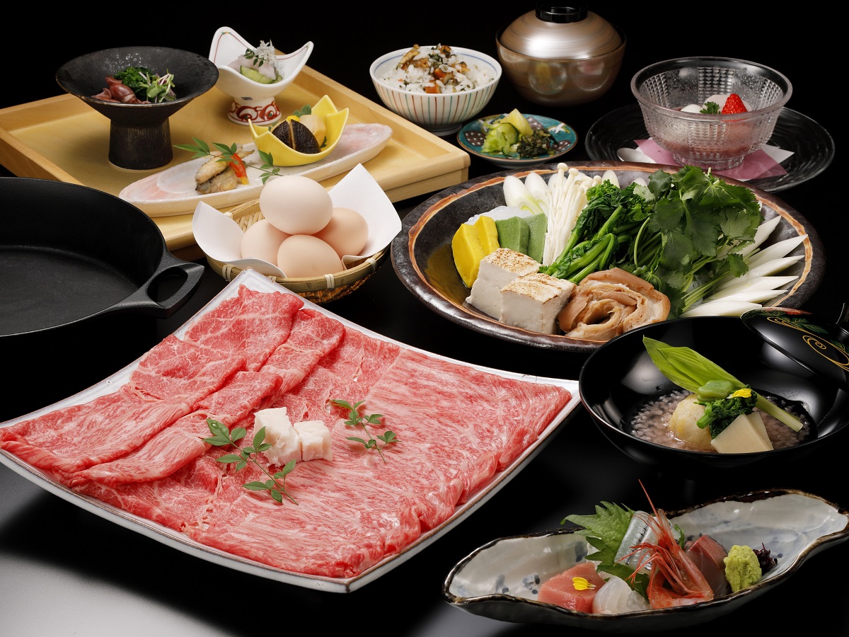 【近隣県民限定】★五感にごちそう金沢★「和牛のすき焼きコース」付プラン【1泊2食付】〈県民割併用可〉
